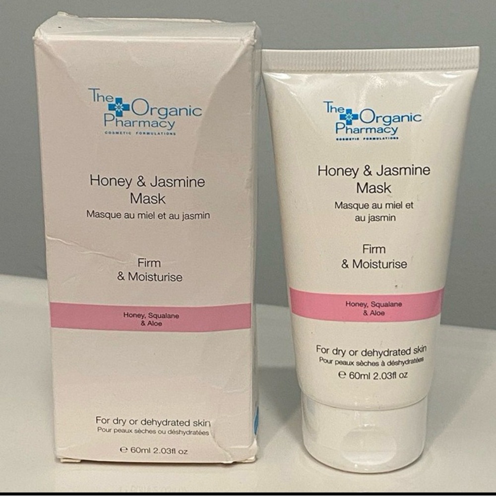 The Organic Pharmacy Honey & Jasmine Mask - Pink/White Packaging